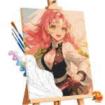 Картина по номерам Клинок рассекающий демонов Мицури Канроджи