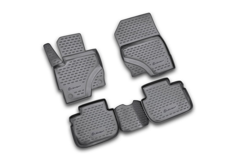 Коврики Standard, в салон MITSUBISHI Colt 5D 10/2009- , 4 шт. (полиуретан, чёрные) Element.NLC.35.22.210