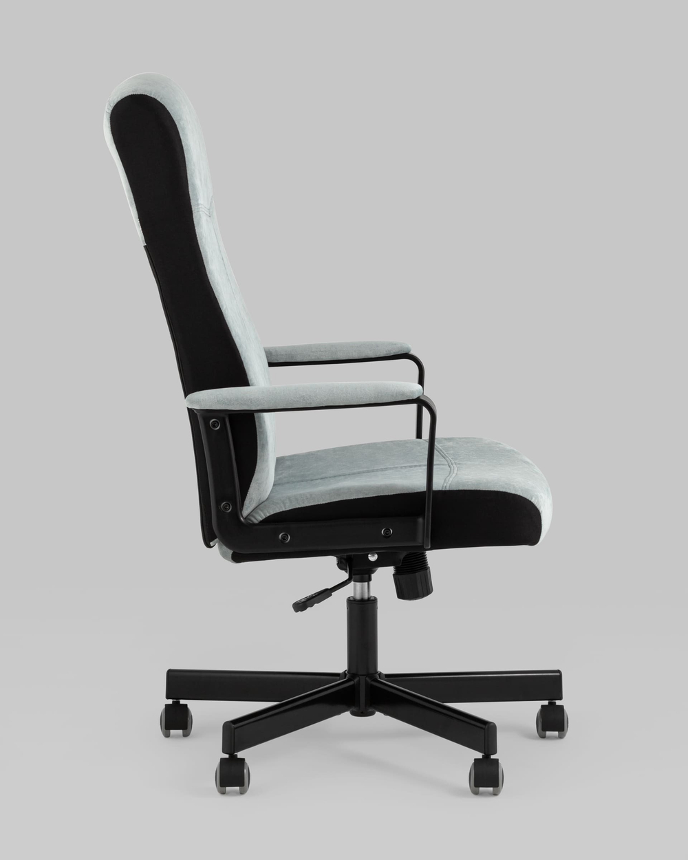 Кресло руководителя TopChairs ST-DOMINGO серо-голубой