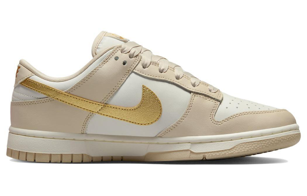 Кроссовки Nike Dunk "Gold Swoosh" (Женская размерная сетка)