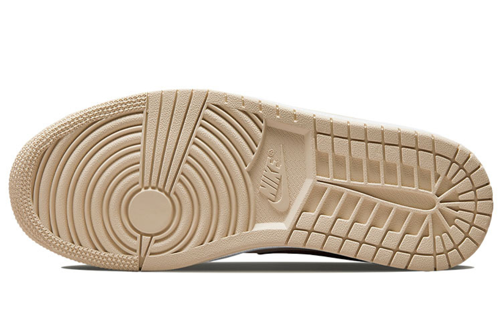 Кроссовки Jordan Air Jordan 1 Mid Se "Cream Dark Chocolate" (Женская размерная сетка)