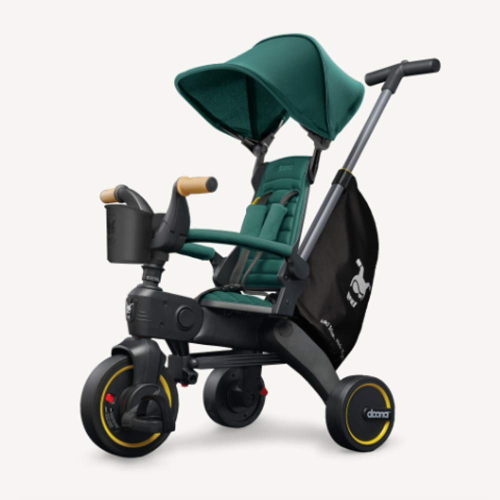 Детский складной трехколесный велосипед Doona Liki Trike S5, Racing Green