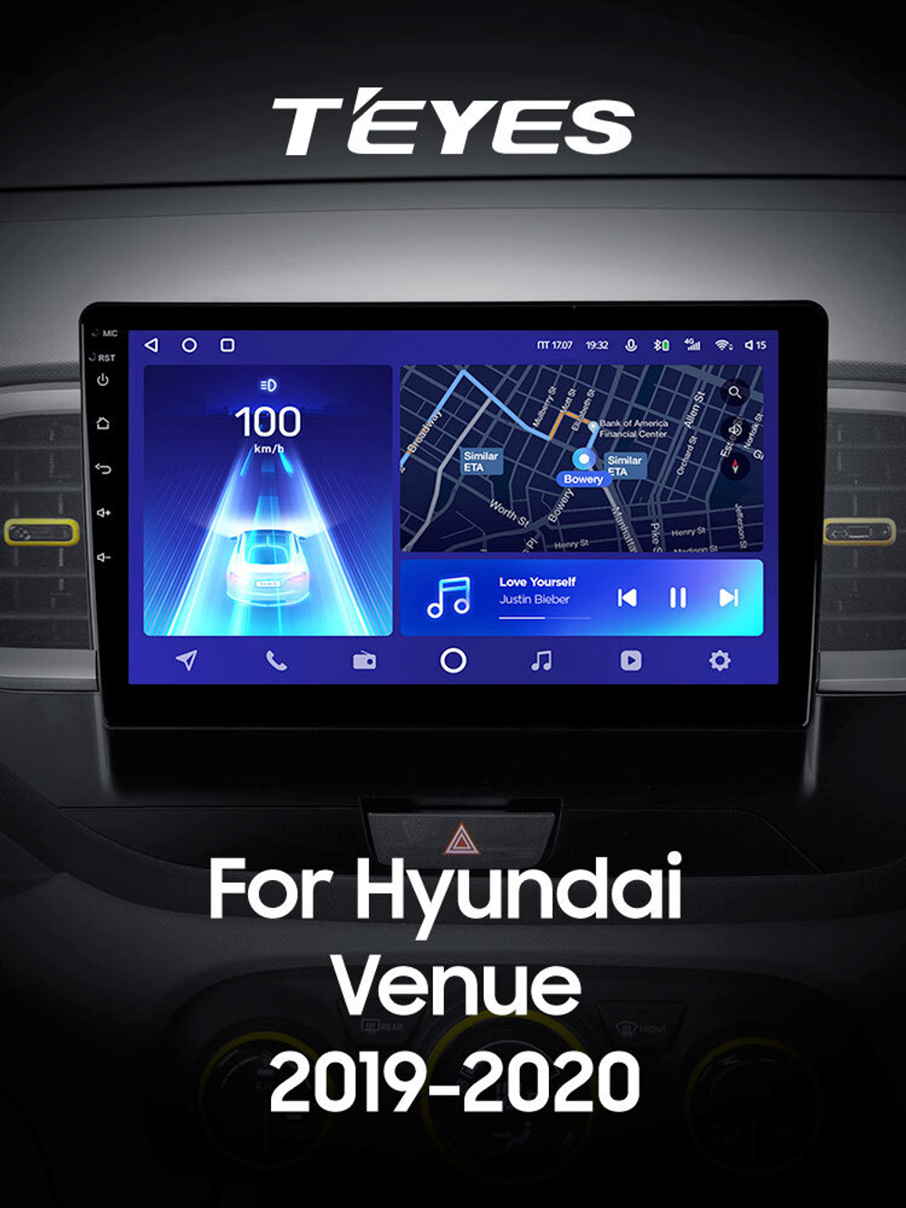 Teyes CC2 Plus 9" для Hyundai Venue 2019