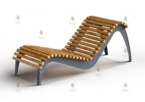 Уличный шезлонг