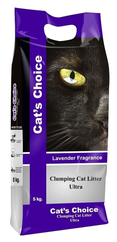 Indian Cat Litter Аромат №4 Лаванда наполнитель бентонит