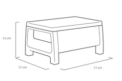 Комплект мебели Corfu Russia Set, коричневый