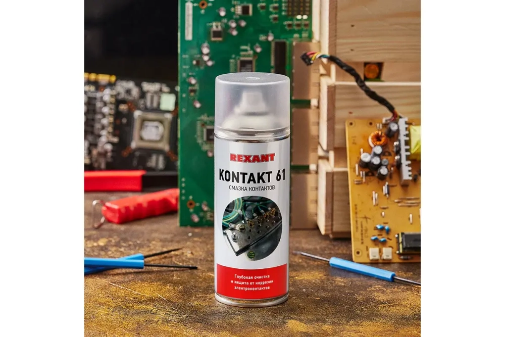 Смазка для контактов KONTAKT 61 (400 мл) REXANT 85-0007