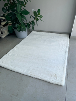 Ковер меховой имитация кроличьего меха