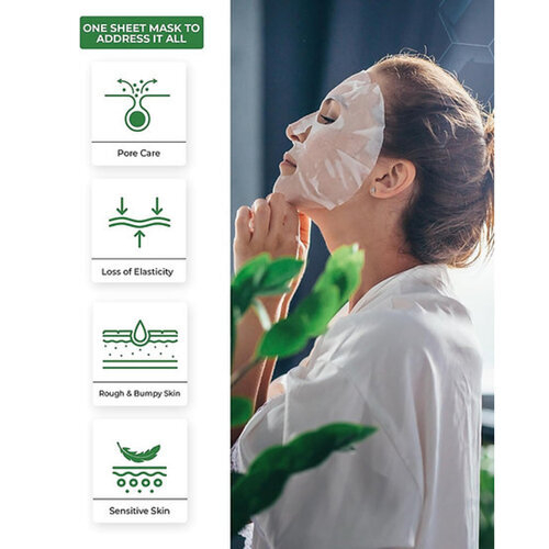Centellian24 Маска тканевая для сужения пор - Madeca lab mask pore tightening, 25мл