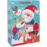 Пакет подарочный «Веселый Дедушка Мороз» 31*42*12 см, микс