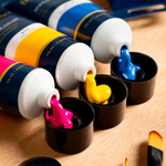 Краска акриловая DELI "Finenolo" художественная, глянцевая, 75 мл., синий кобальт, туба