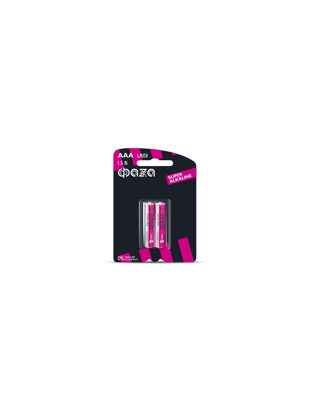 Элемент питания алкалиновый AAA/LR03 1.5В Super Alkaline BL-2 (уп.2шт) ФАZА 2858474