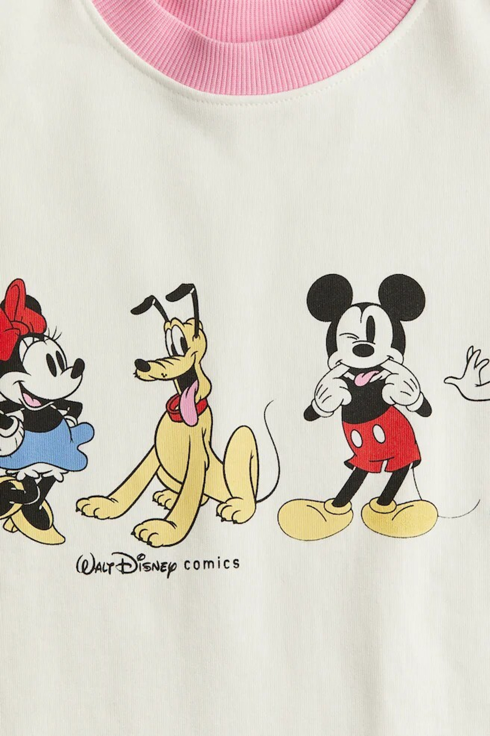 H&M Платье с принтом, белый