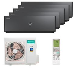 Мультисплит система на 5 комнат Hisense AS-10UW4RXVQH00AG(B) x 5 / AMW5-42U4RTA