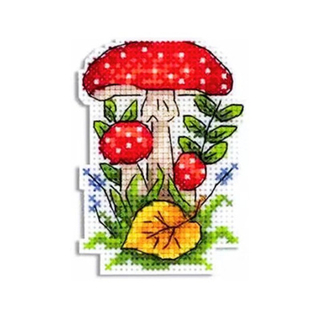 "Семья мухоморов"-BXT057B(14) вышивка