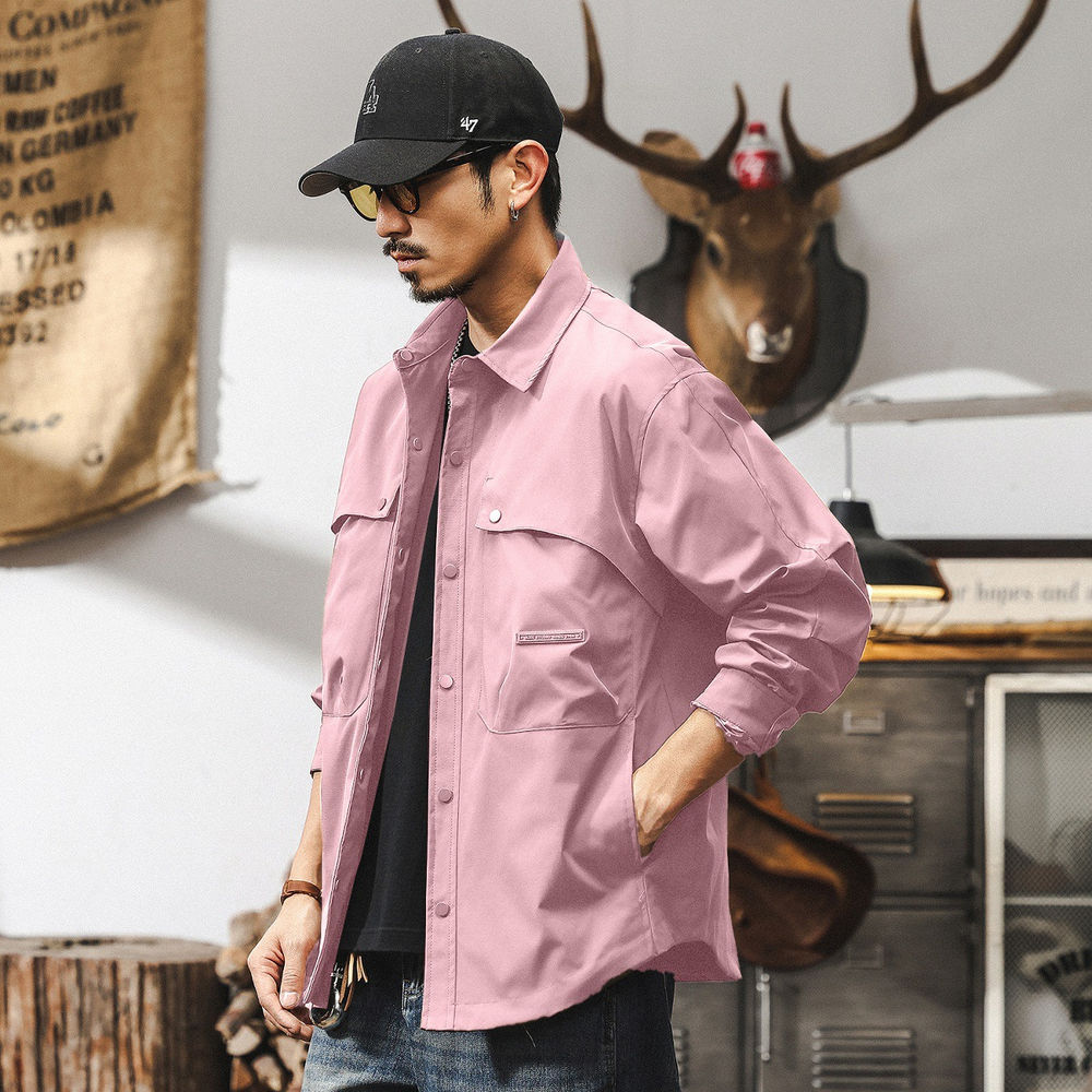 Куртка лёгкая мужская весна в Американском стиле от Jerryeno