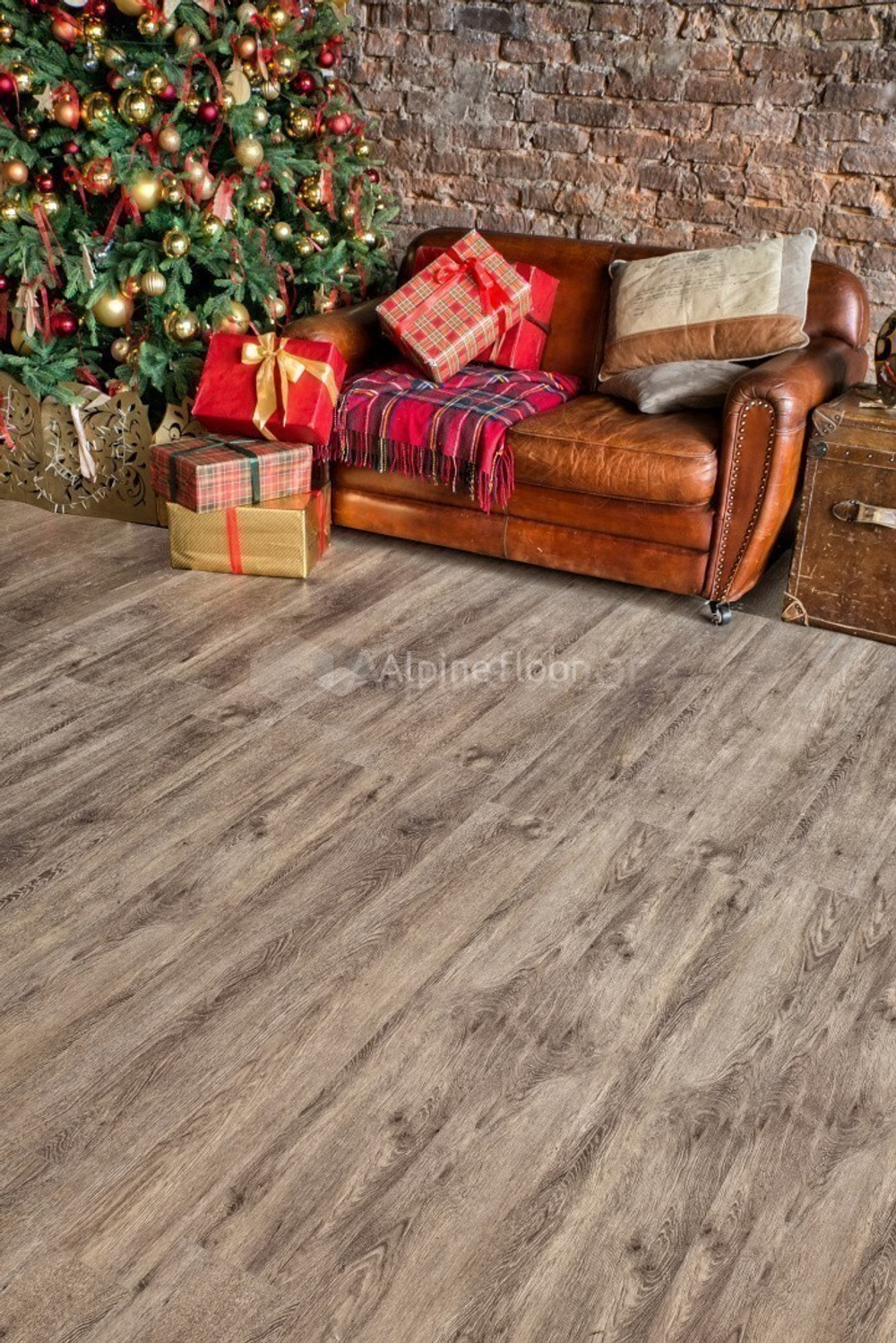 ПВХ плитка Alpine Floor Grand Sequoia LVT Венге Грей ECO 11-802