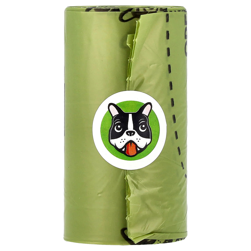 Pogi's Pet Supplies, экологичные пакеты для уборки за собаками, большая упаковка, свежий пудровый аромат, 50 рулонов, 750 пакетов, 2 дозатора