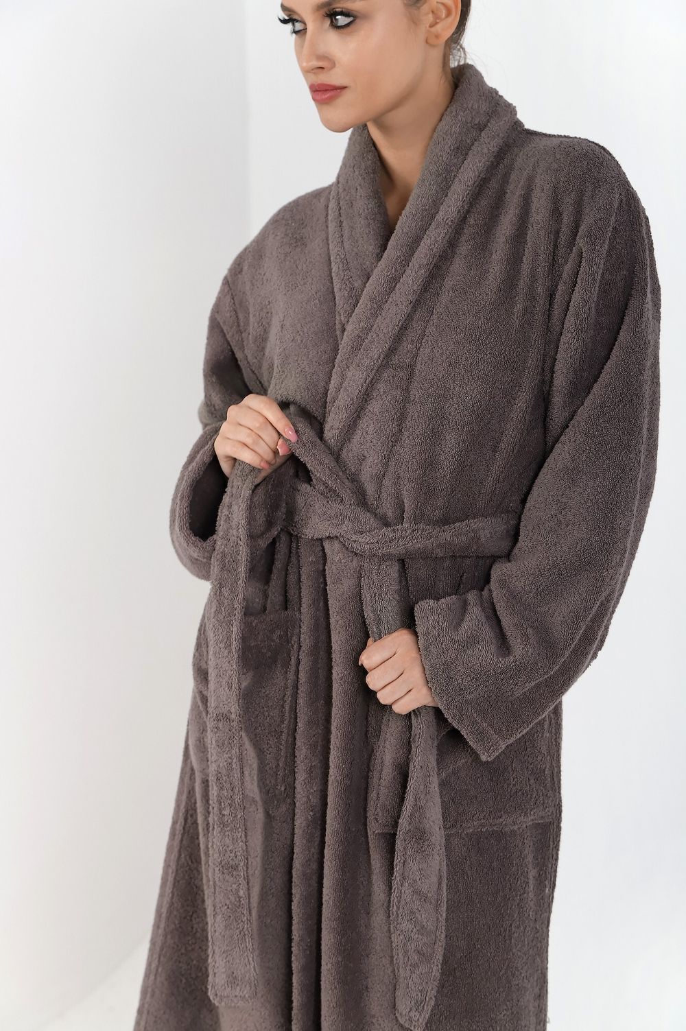 Халат женский Комфорт-3 Виотекс СЕРЫЙ