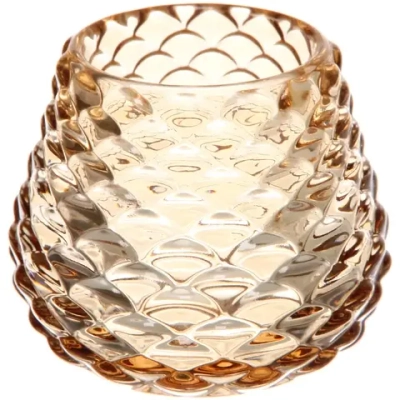 Подсвечник «Лесная шишка» 7,4*6,5 см, Янтарь