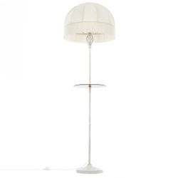 Citilux Базель CL407921T Торшер патина со столиком и бежевым абажуром