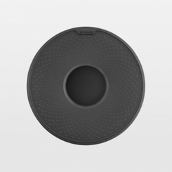 Корзина для белья 60л Brabantia с пластиковой крышкой матовая сталь Бельгия крышка