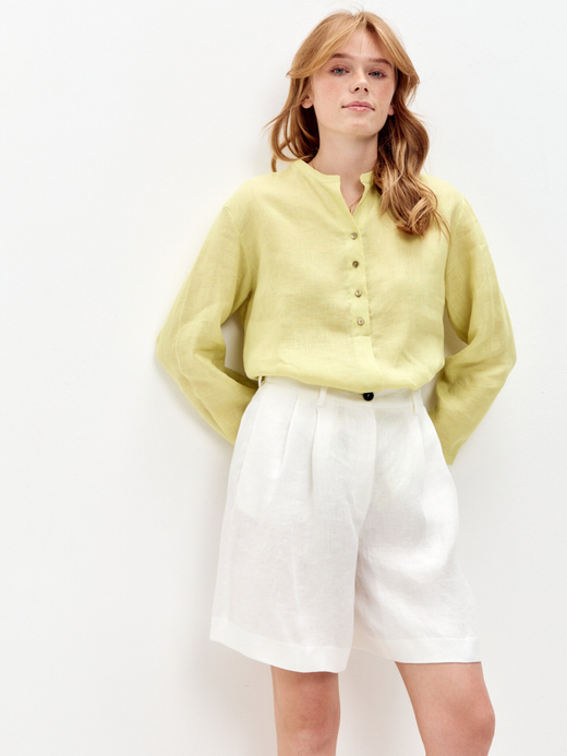 Льняные шорты