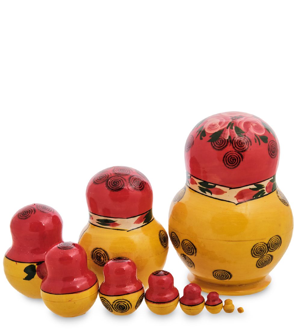 Народные промыслы МР-10/11 Матрешка 10-кукольная А (Семеновская)
