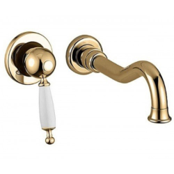 Смеситель для раковины настенный Migliore Oxford ML.OXF-6345.BI.DO золото
