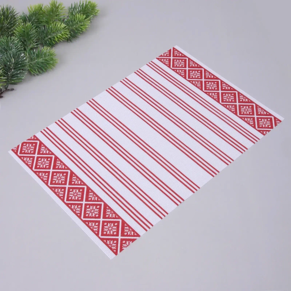 Салфетка на стол 45*30см «Яркие полосы»