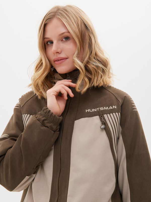 Костюм демисезонный женский Селенга ткань Исландия цвет Коричневый/Бежевый