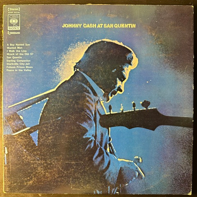 Johnny Cash ‎– Johnny Cash At San Quentin (Япония 1969г.) Promo