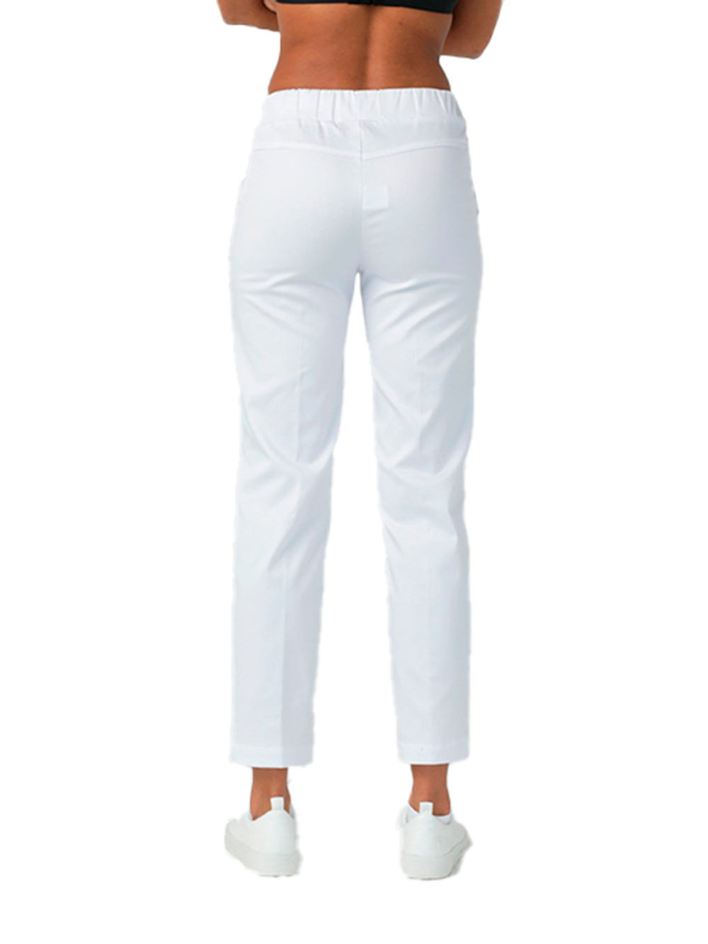 Брюки медицинские женские Dr. Nice ШОВ укороченные, на резинке, черный, 48