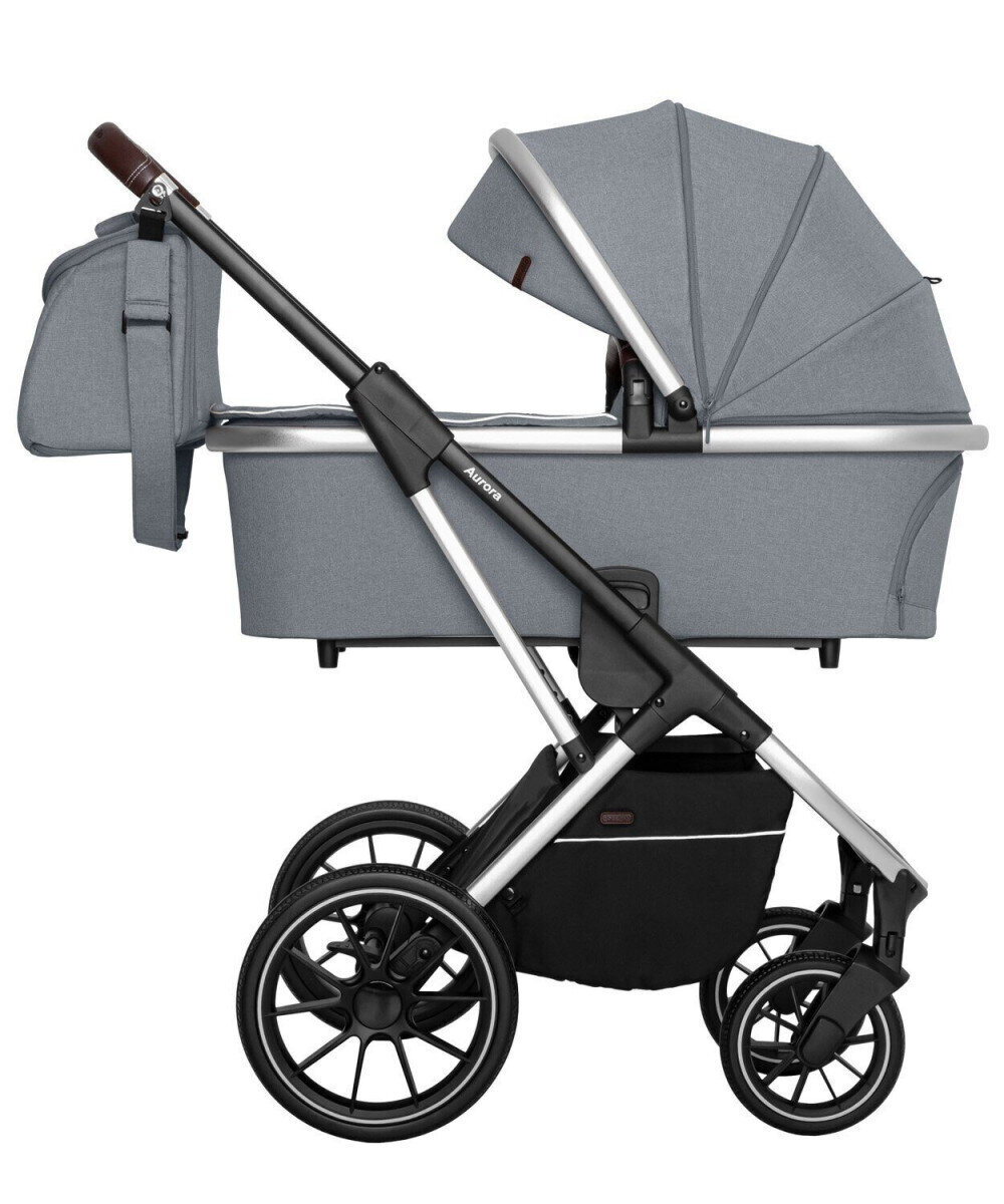 Коляска 2 В 1 Carrello Aurora CRL-6505 Silver Grey ДИЗАЙН 2022