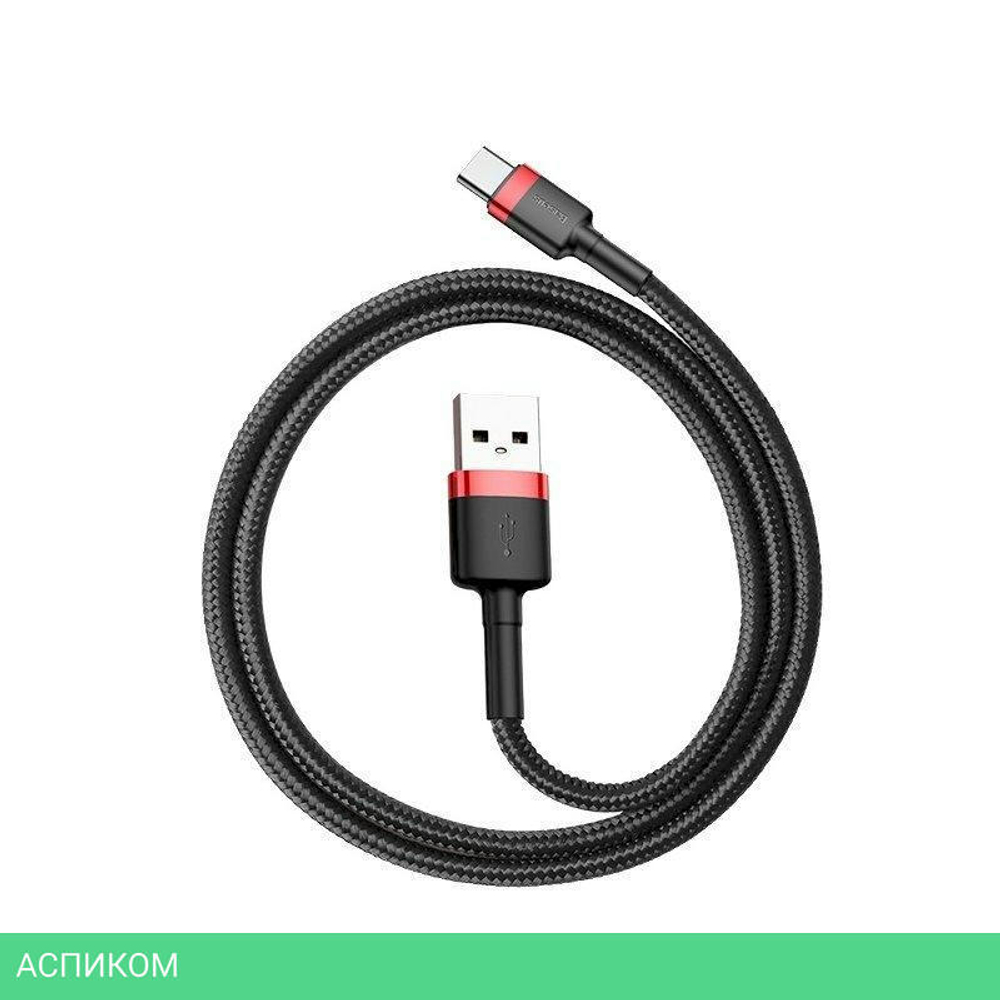 Кабель Baseus Cafule 2m Red/Black (CATKLF-C91)
