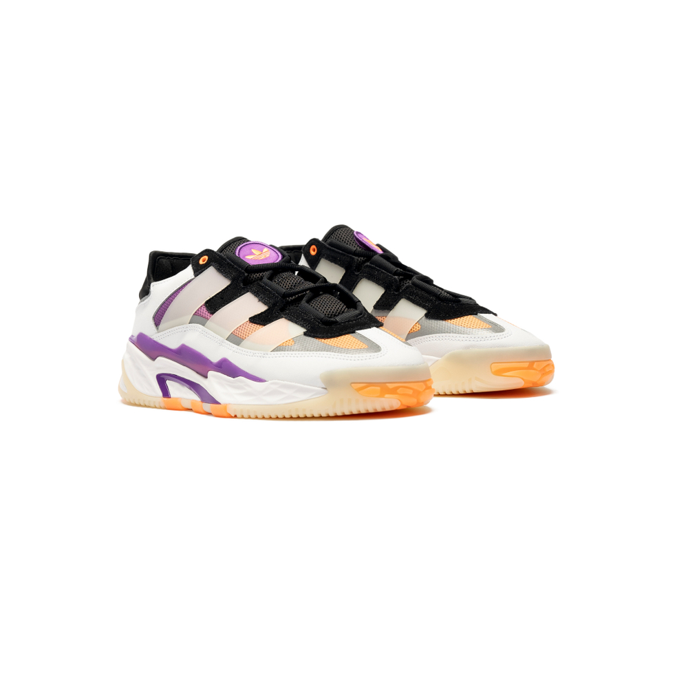 Кроссовки Adidas Niteball "White Black Purple"