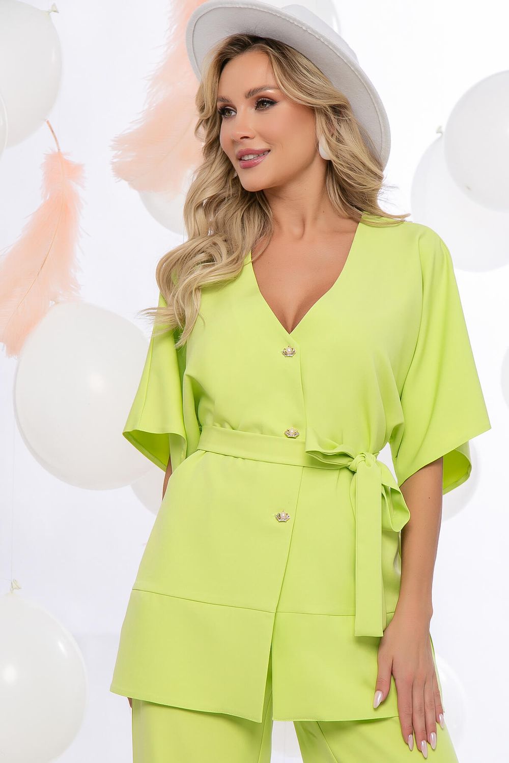 Костюм "Элегант" НЬЮ (лайм) К5406 LT Collection (Акция)