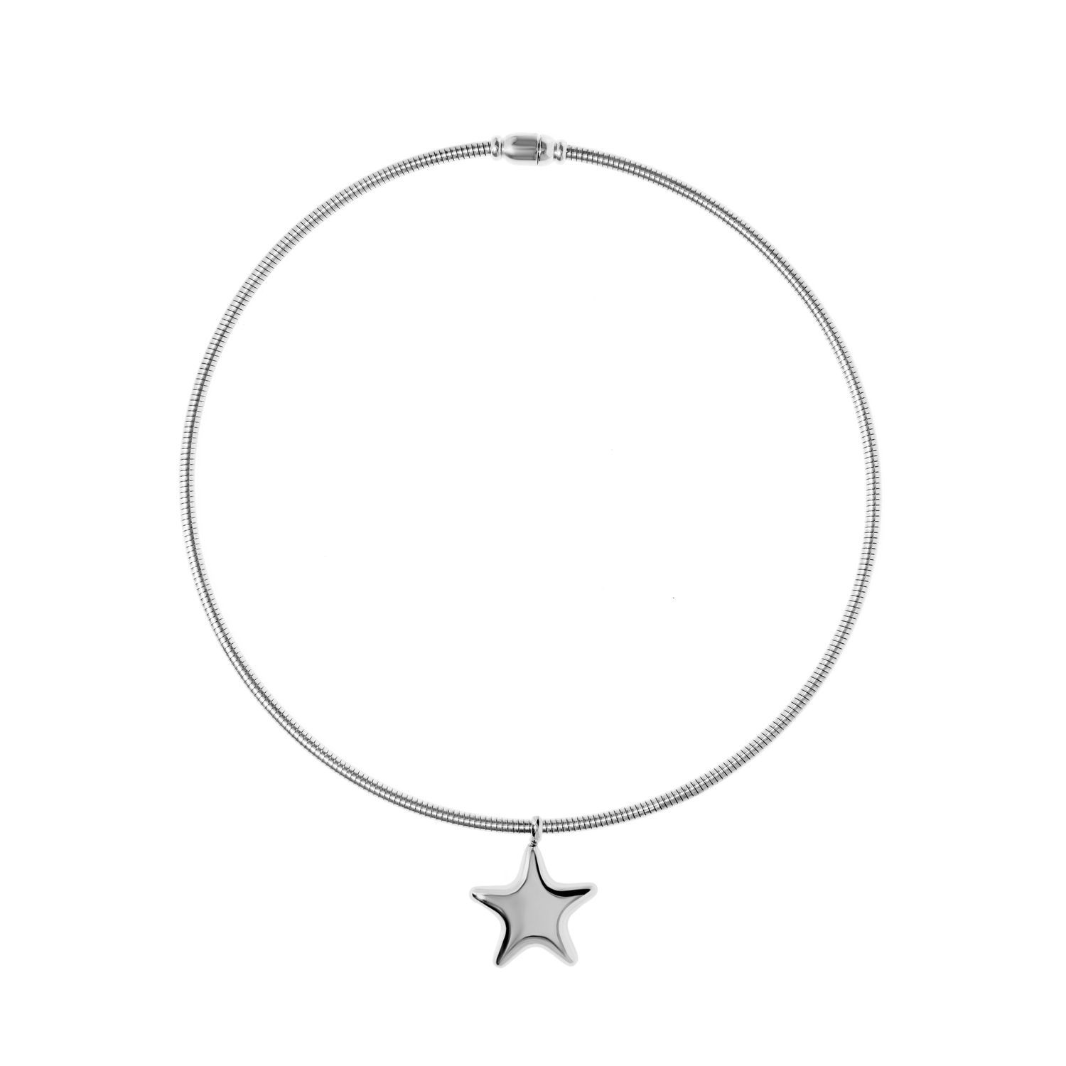 Колье Braced Frame Star Necklace - Silver