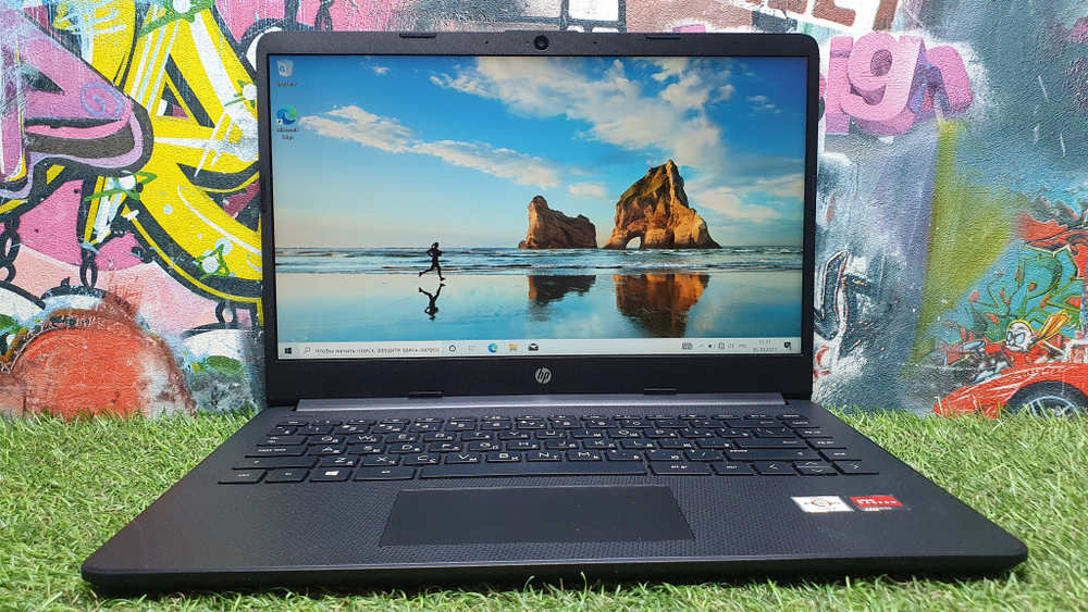 Ноутбук HP AMD/8Gb/FHD/14s-fq0076ur 39V83EA/Windows 10