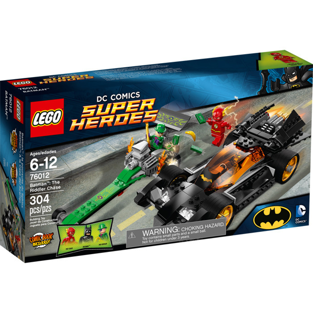 LEGO Super Heroes: Бэтмен: Погоня за Загадочником 76012 — Batman: The Riddler Chase — Лего Супергерои Marvel Марвел DC Comics комиксы