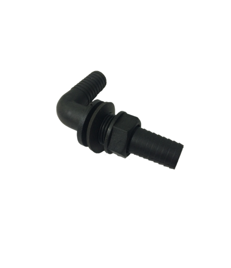 Фитинг угловой с прокладкой и гайкой в сборе 1 " М D 25