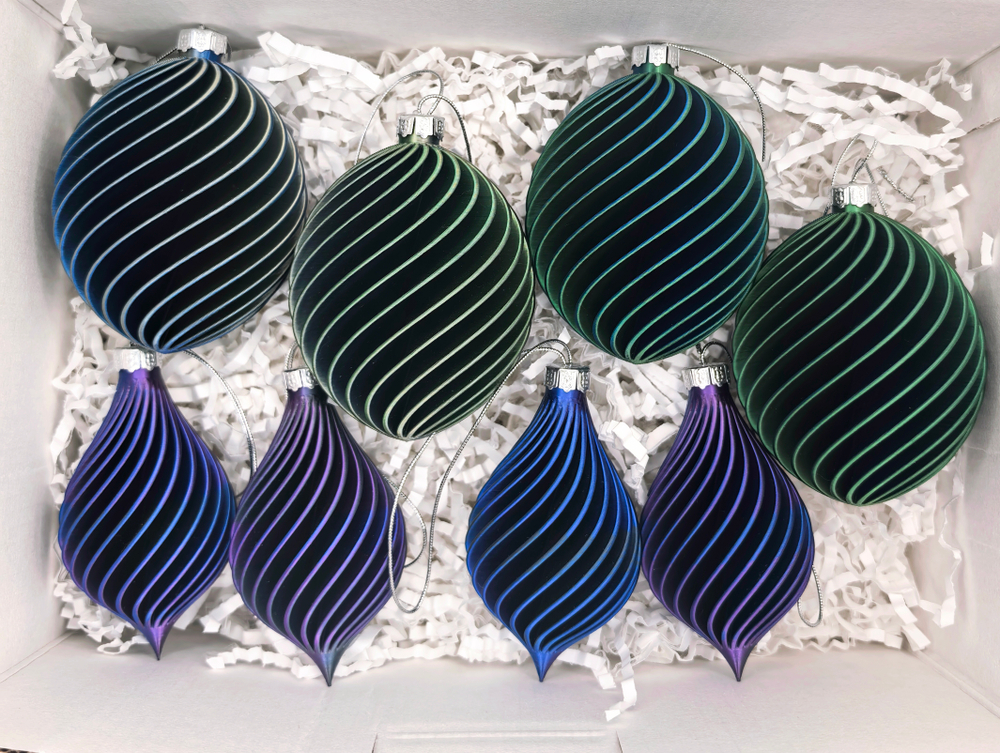 Ёлочные игрушки 3д печать 8шт