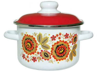 Кастрюля 4л цилиндрическая с рисунком 24826