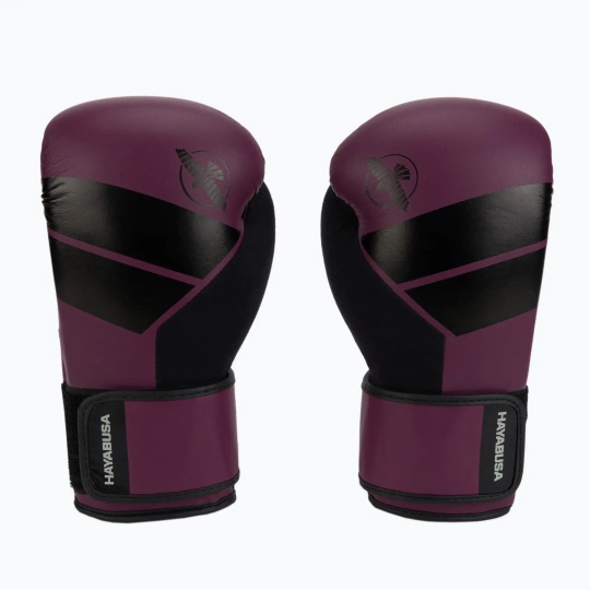 Боксёрские перчатки Hayabusa S4 бордово-фиолетовые