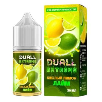 Жидкость DUALL Extreme Salt 2% HARD 30 ml - Кислый Лимон Лайм