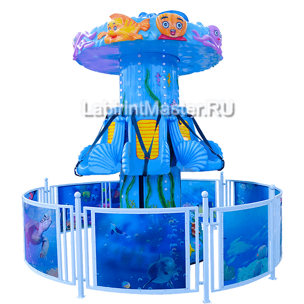 Электрическая Аттракцион карусель «Вращающаяся башня», 4×4×2,6 м