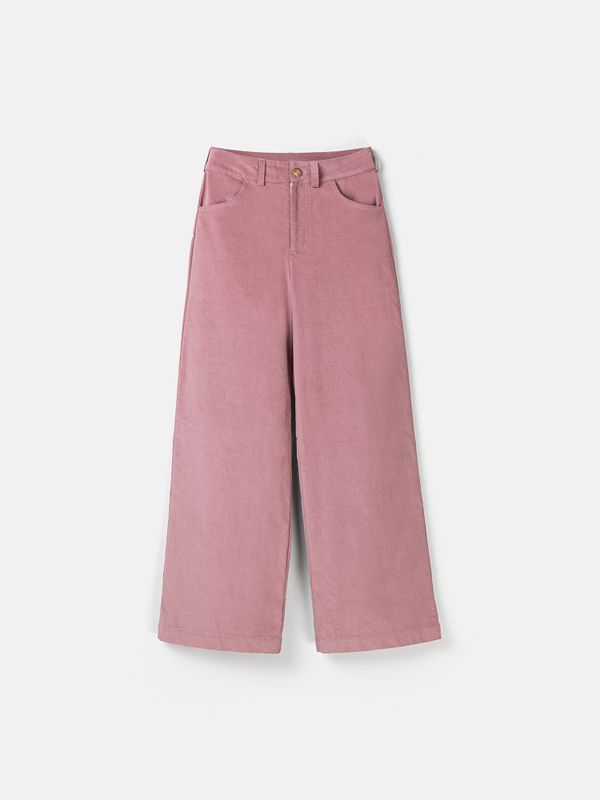 Брюки палаццо вельветовые 