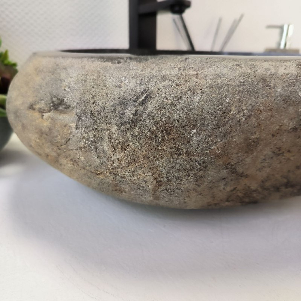 Раковина из речного камня RS-63326 (52*43*15) 0122