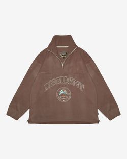 Толстовка флисовая DZ AW24 коричневая