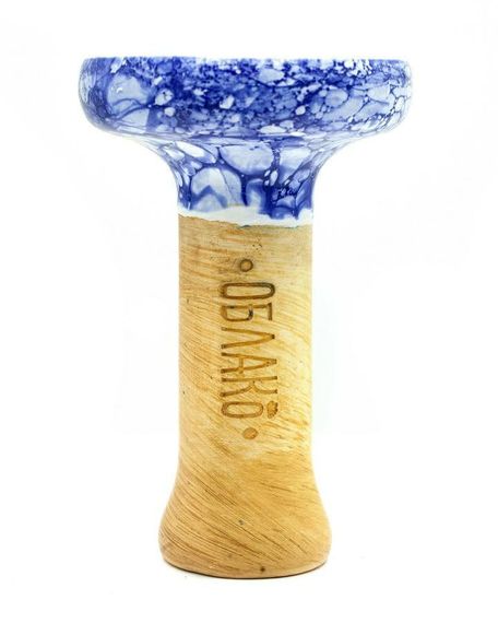 Hookah bowl Oblako Black BLUE MARBLE